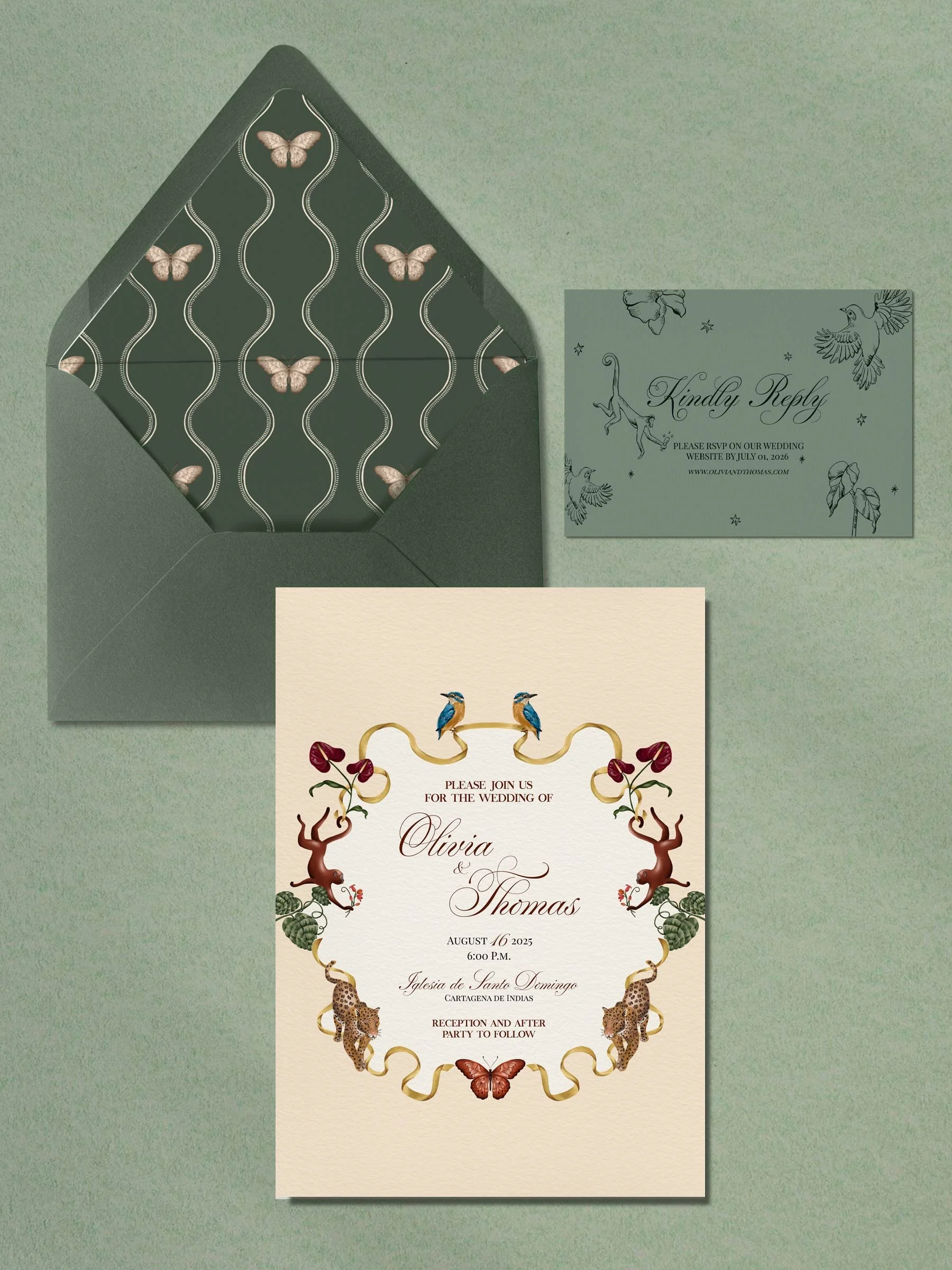 Rainforest Essential Invitation Suite