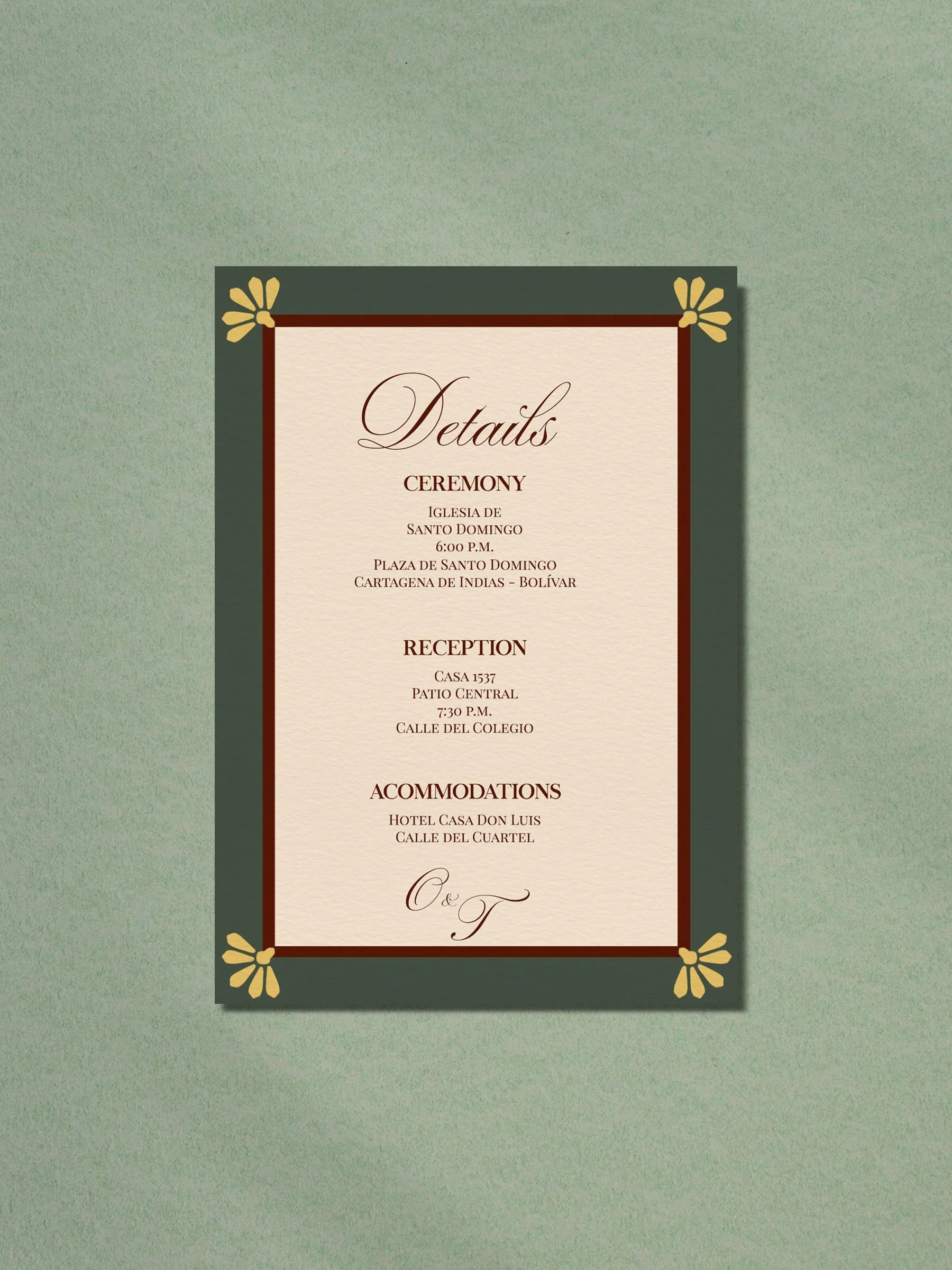 Rainforest Details Card