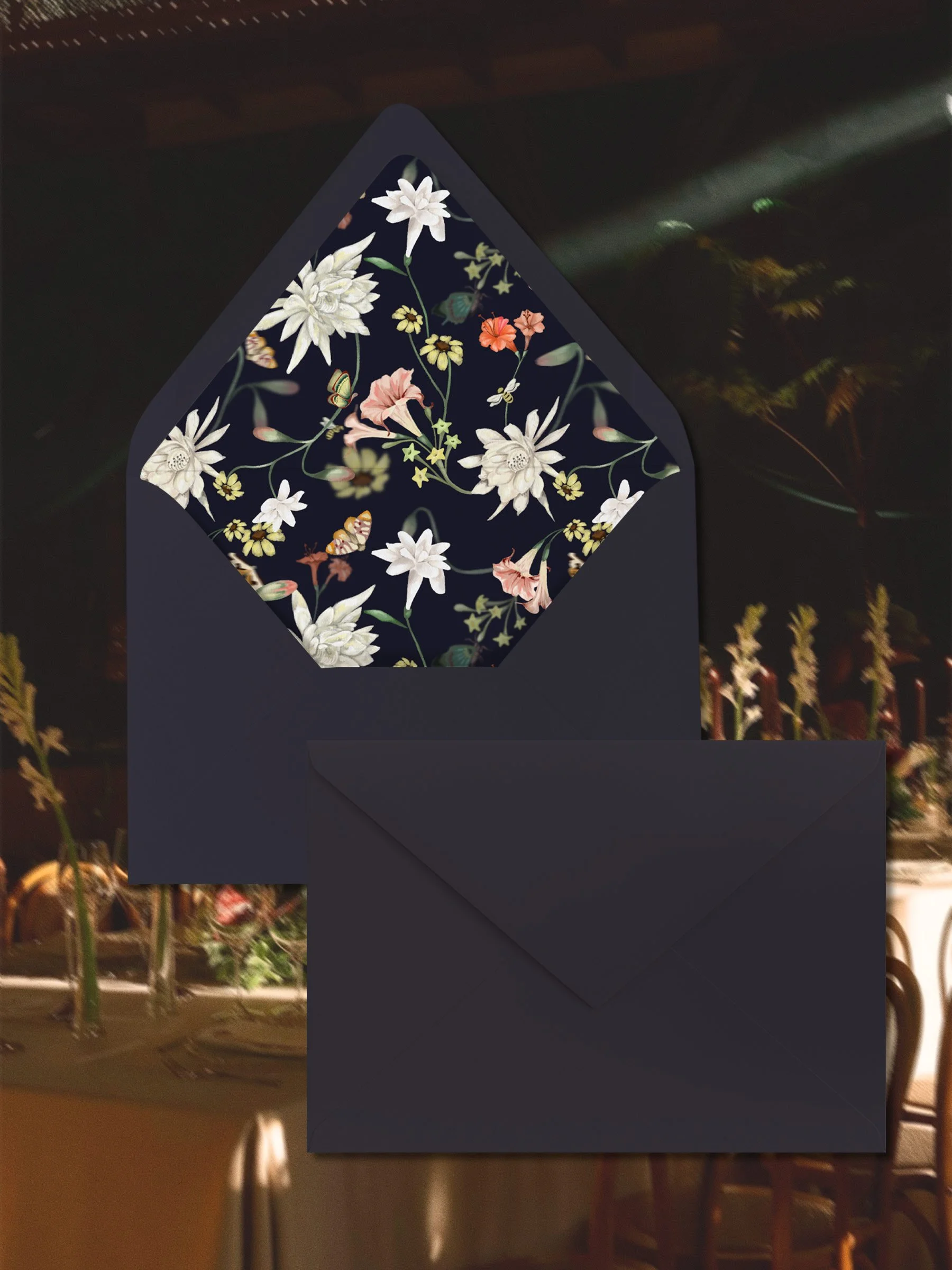 Midnight Blue Envelope and Liner