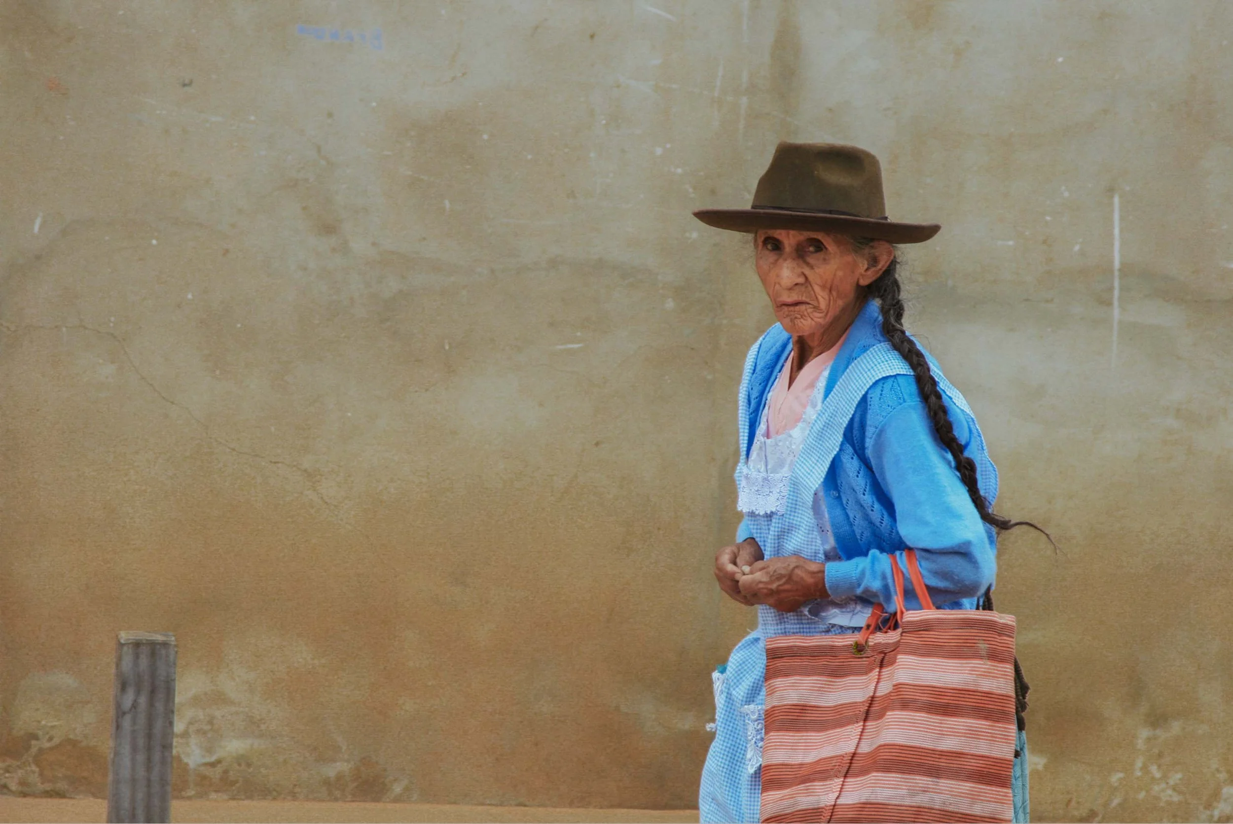 Bolivian Elderly Woman