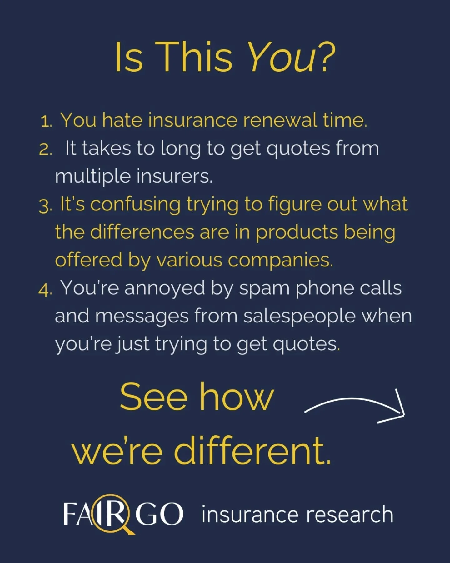 Does this sound like you? Comment below. 

We're here to help.

Aussies we're a different way to compare home and car insurance.

✨We give you quotes alongside the detailed facts for each product so you can easily make an informed decision.✨

We show