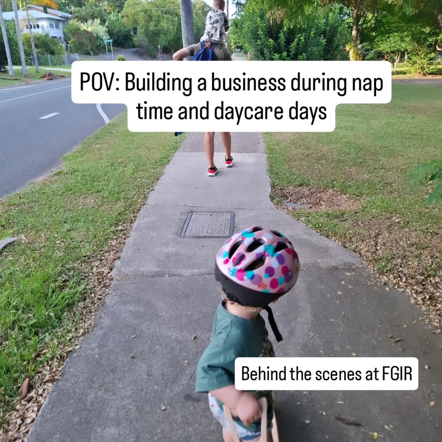 Behind the scenes of running Fair Go Insurance Research, a home and car insurance comparison service run by a busy mum with two little kids.

Between daycare runs, life admin, and everyday chaos, I'm reviewing PDS's and getting quotes. No big call ce