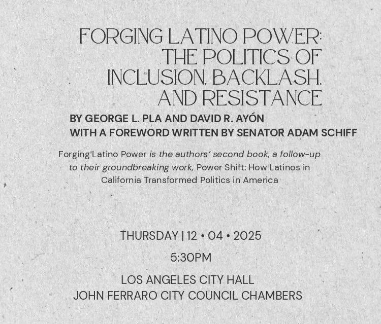 Forging Latino Power Book Launch