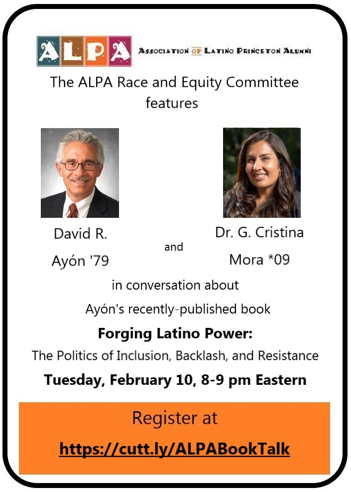 ALPA Book Talk on FORGING LATINO POWER