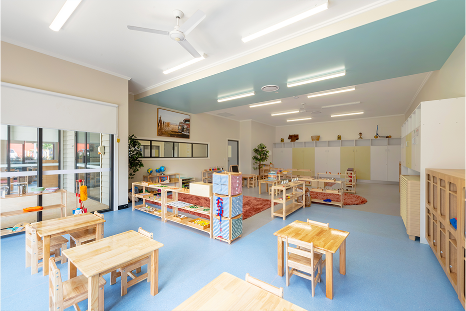 One of the modern classrooms at Highfields Central Early Learning Centre