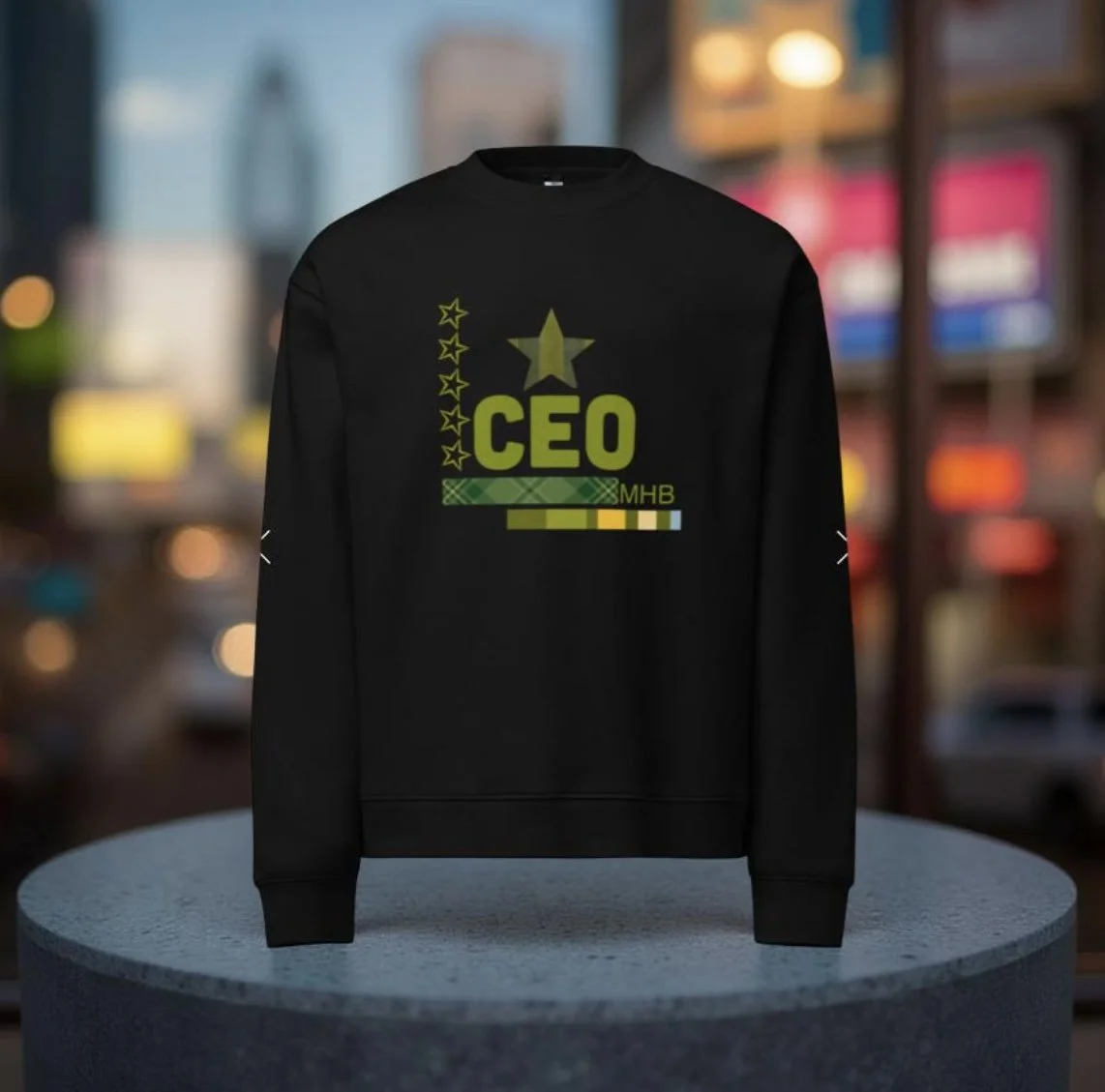 CEO Unisex relax crew neck sweatshirt