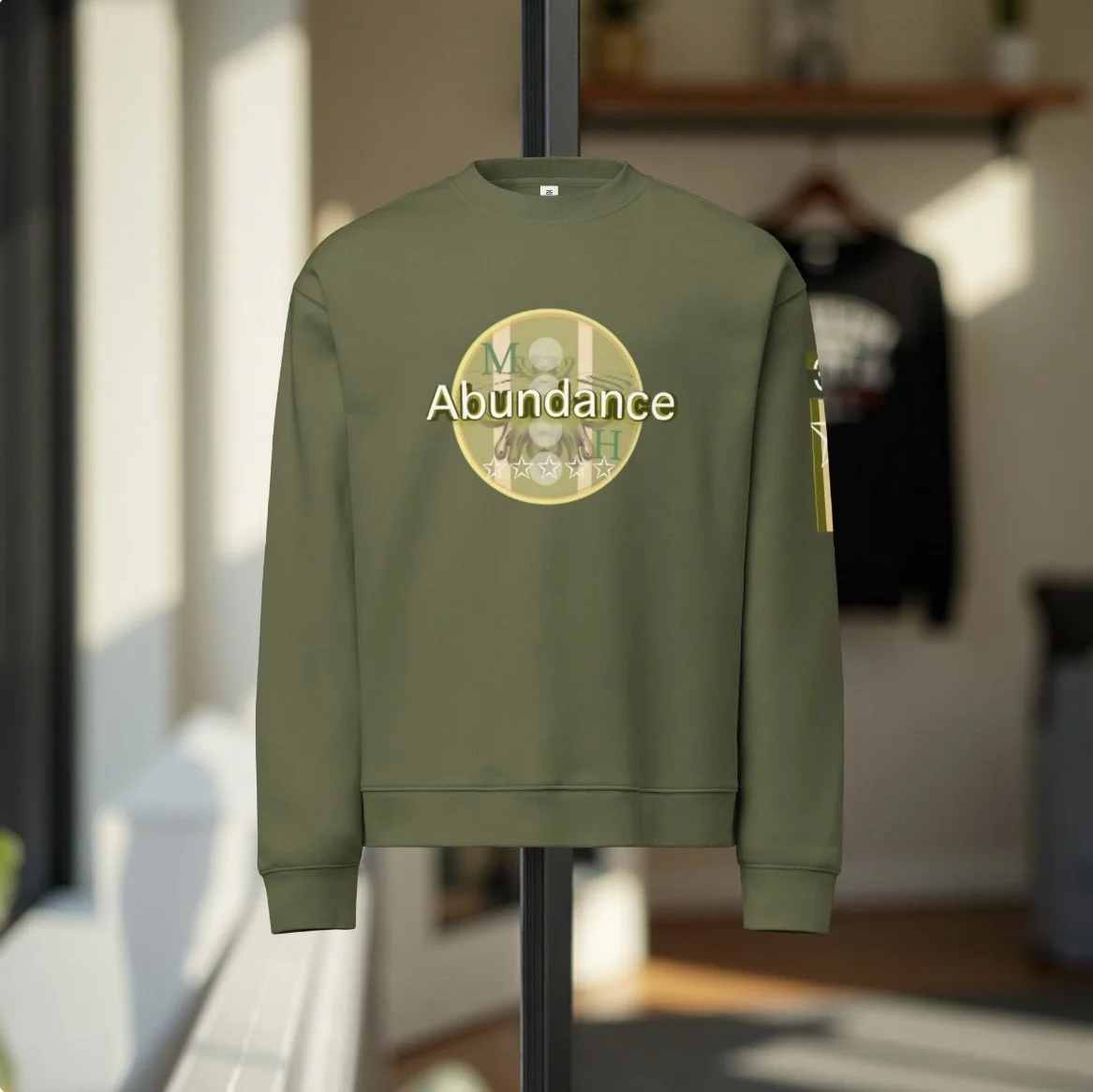 Abundance 33 Unisex relax crew neck sweatshirt