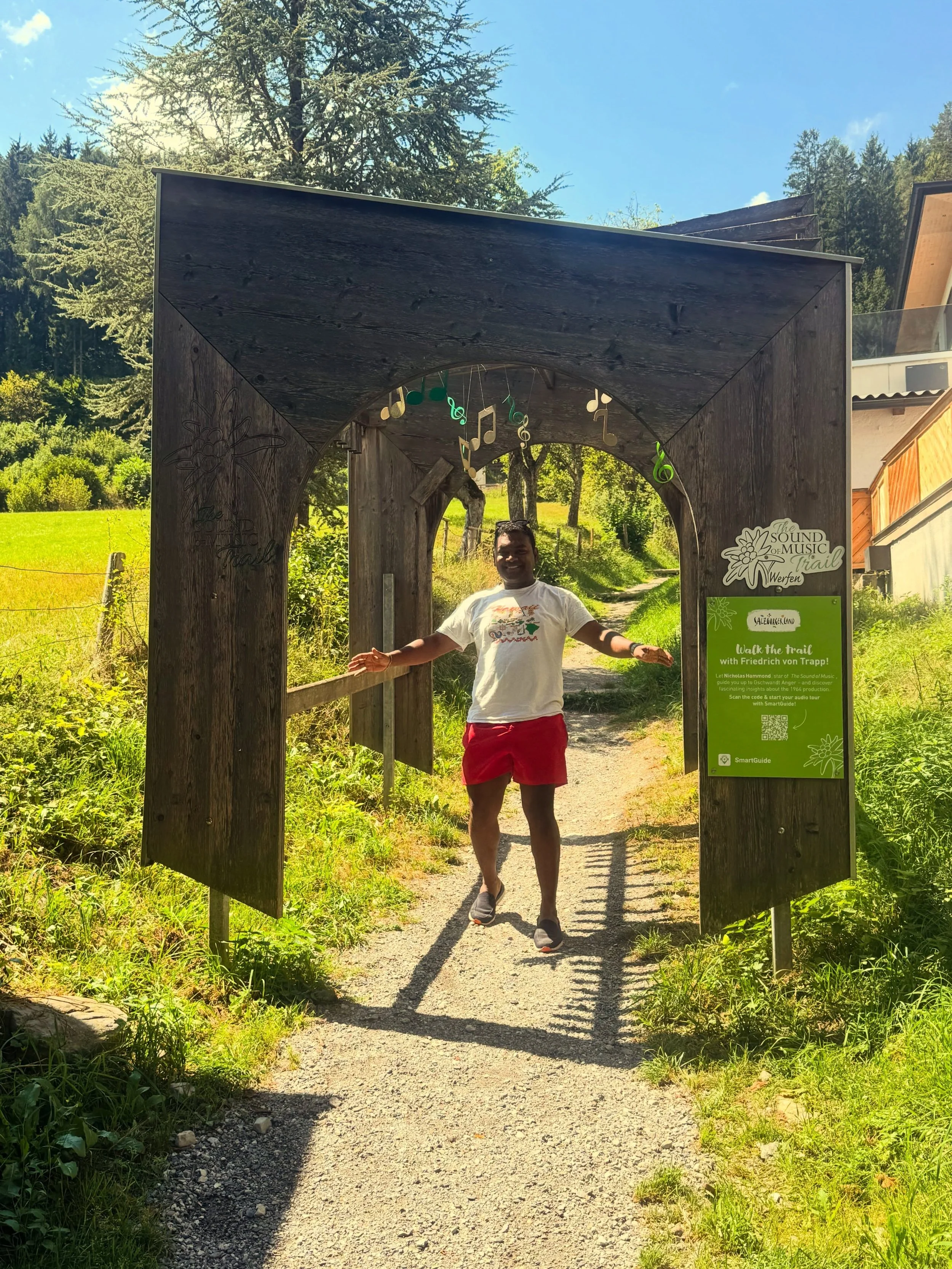 The Sound of Music has been a part of my life for as long as I can remember. I grew up watching this movie, singing these songs, and somehow it was always much more than just a musical to me.

Today I finally got to walk the Sound of Music Trail in W