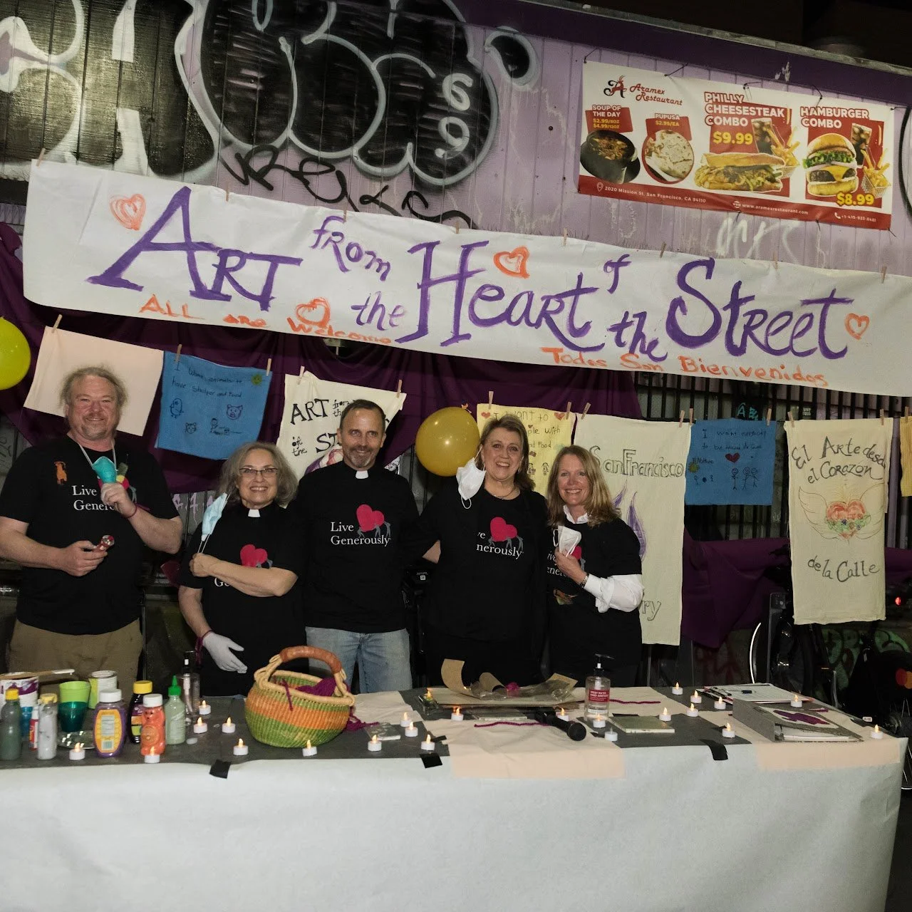Fall CPE cohort hosted a special Art from the Heart of the Street event
