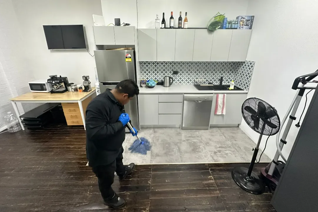 Office Cleaning Mascot