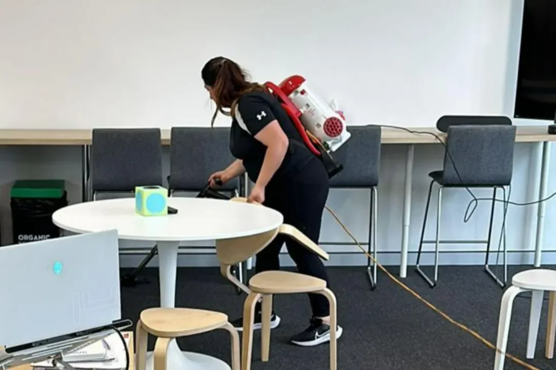 Office Cleaning Mascot