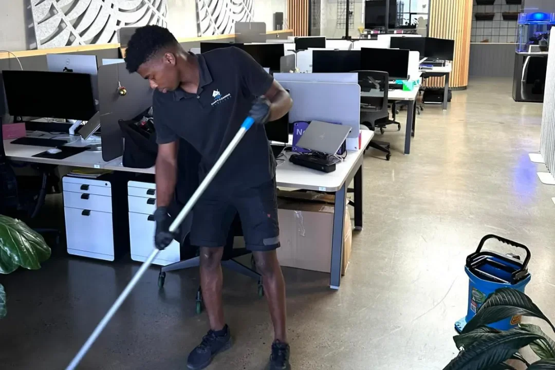 Office Cleaning Mascot