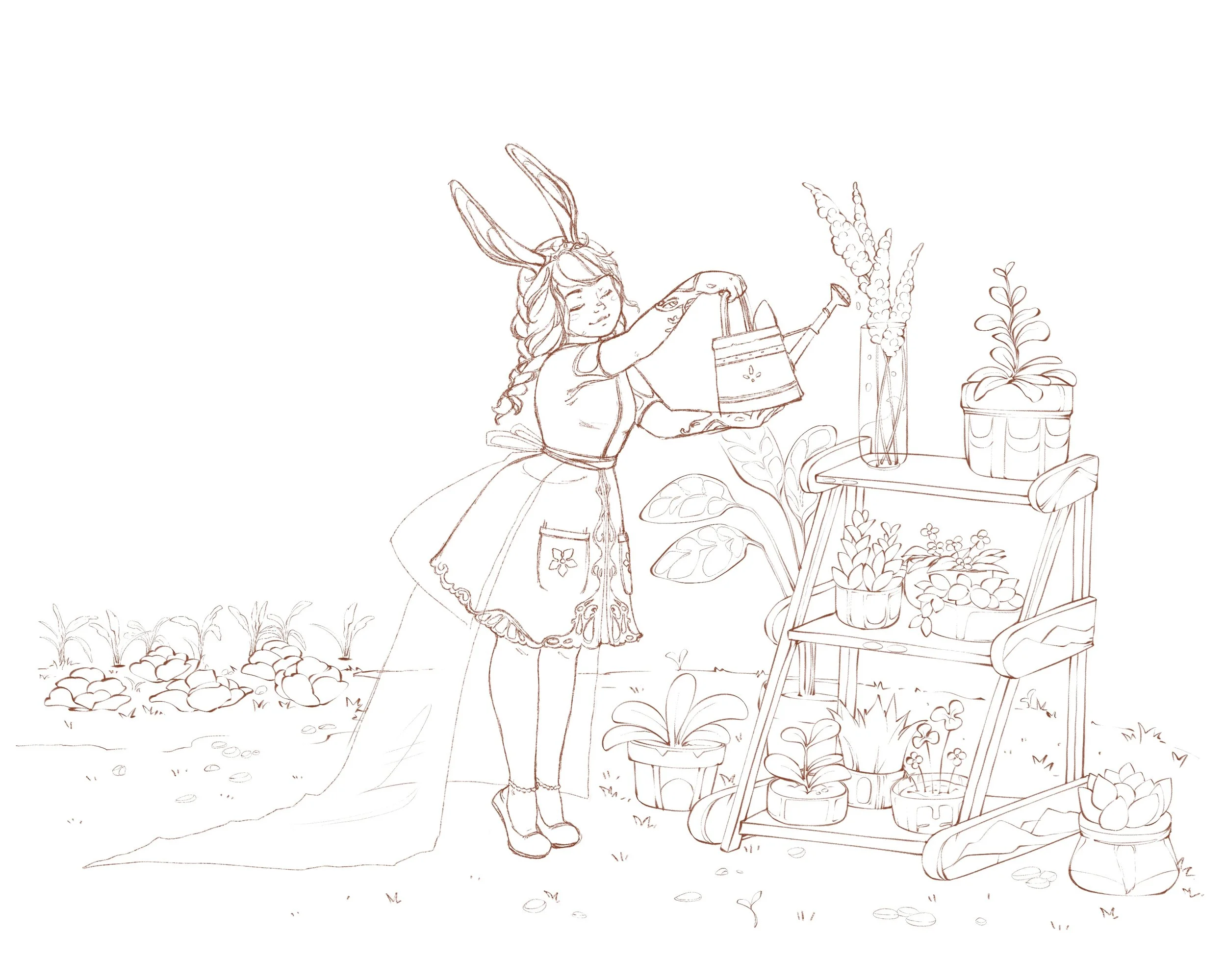 Mamzely Bitro and her flowers