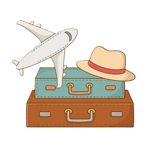 BabyNomad luggage illustration – enjoy your trip stress-free with baby equipment rental.