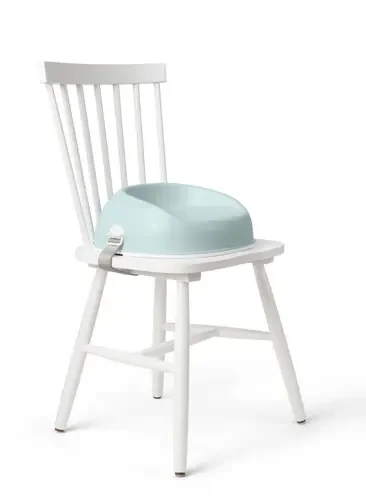 BabyBjörn booster seat on dining chair