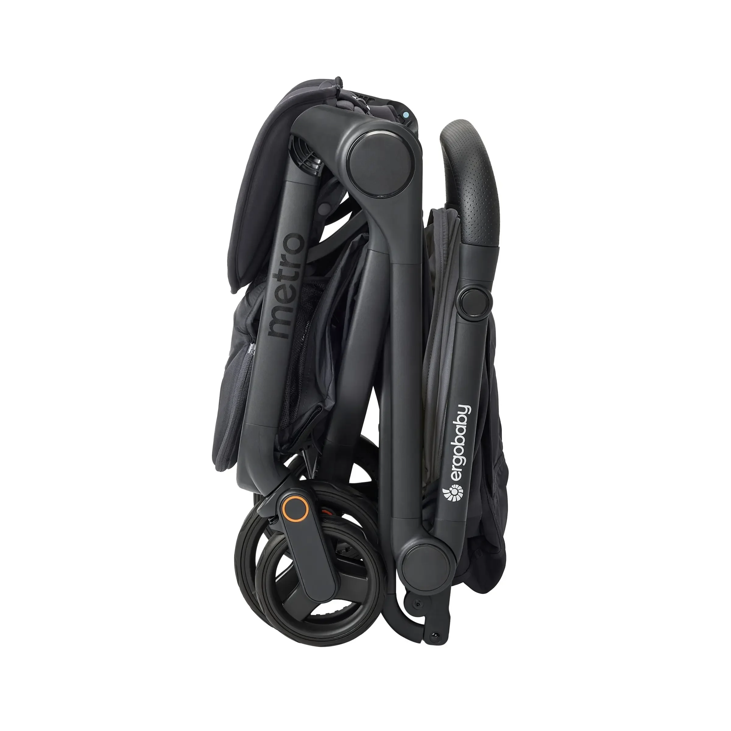 Ergobaby Metro 3 stroller – ultra-compact and comfortable travel stroller for rent with BabyNomad in Croatia.