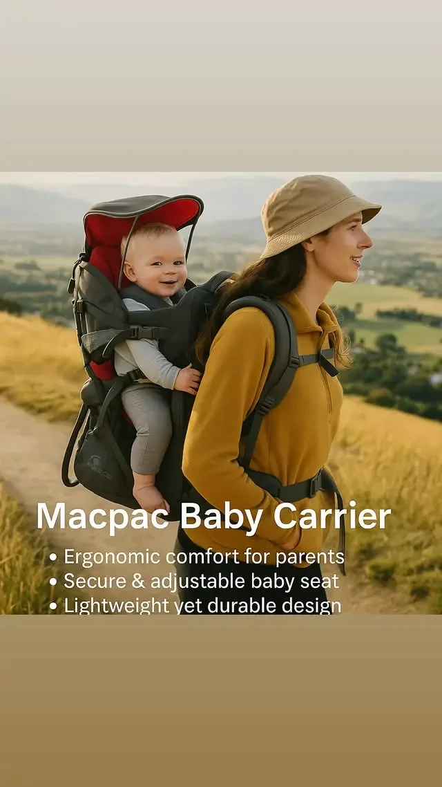 Macpac Vamoose Child Carrier | Premium Baby Hiking Backpack for Travel & Outdoor Adventures