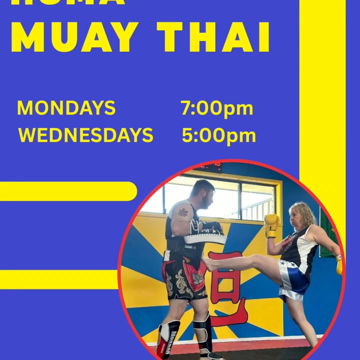 Muay Thai is one of the most effective and physically demanding striking arts in the world &mdash; combining precision, timing, power, and conditioning into every session.

At Rising Sun Martial Arts, our Muay Thai program focuses on:
&bull; Technica