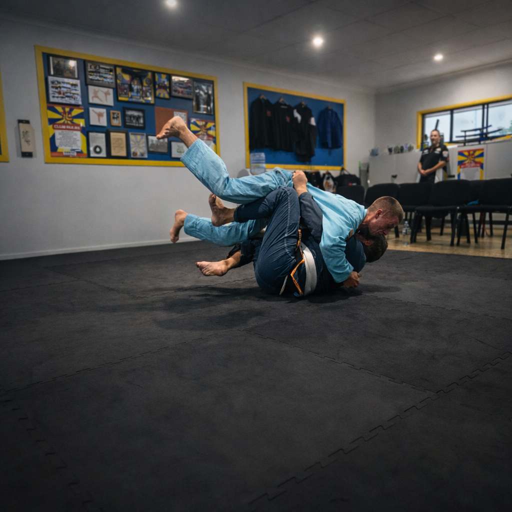 Adult Brazilian Jiu-Jitsu class at Rising Sun Martial Arts