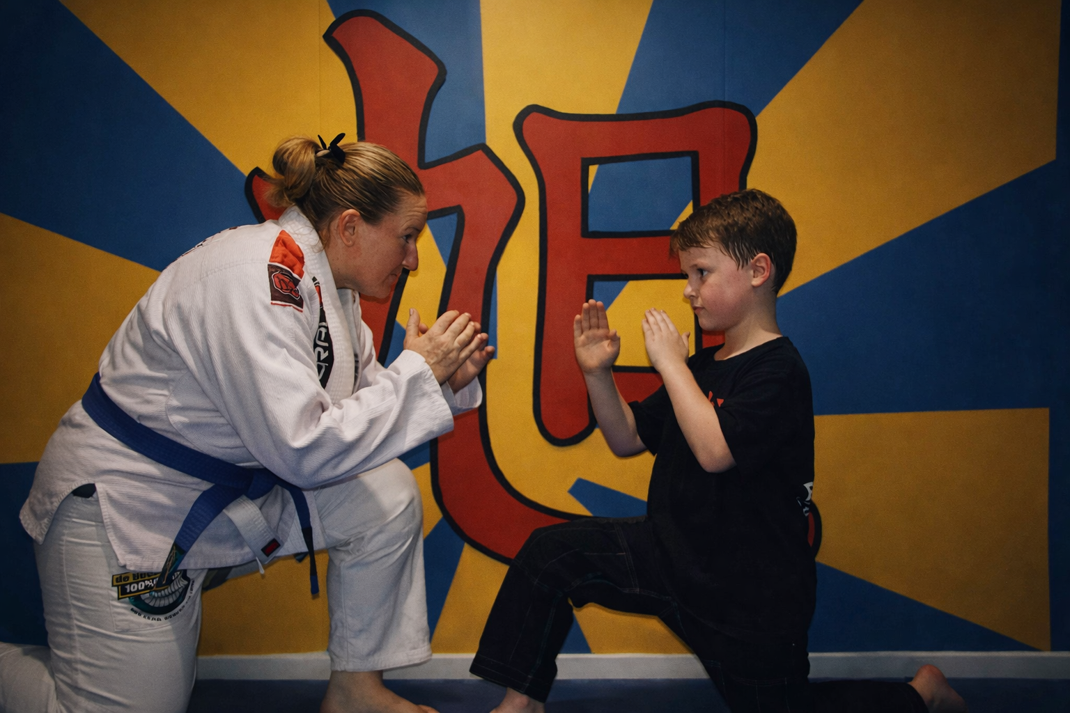 Kids karate training in Springfield