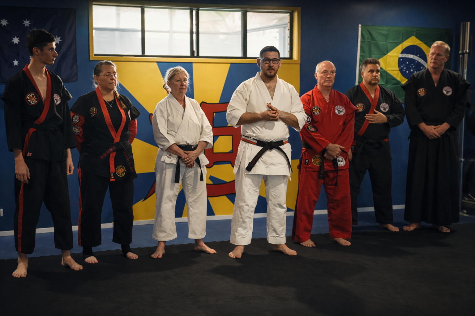 Martial arts team at Rising Sun Martial Arts Springfield