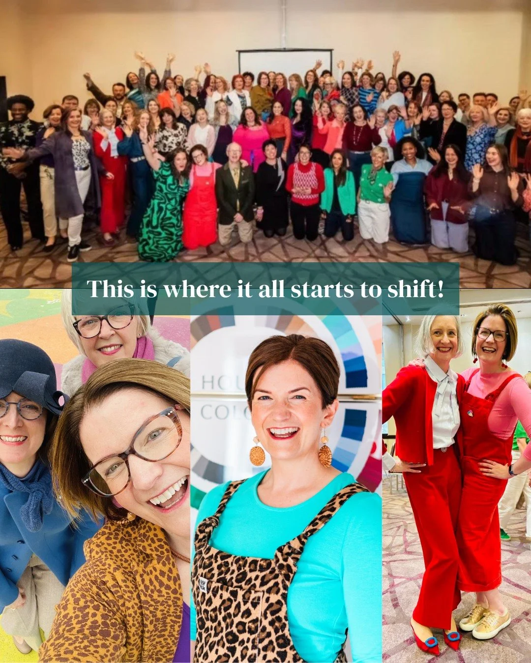 There&rsquo;s a moment at the start of something new that&rsquo;s a mix of excitement and quiet doubt. I saw it so clearly at the weekend at the House of Colour conference.
One of the women I spoke to had just dropped to two days teaching to build he