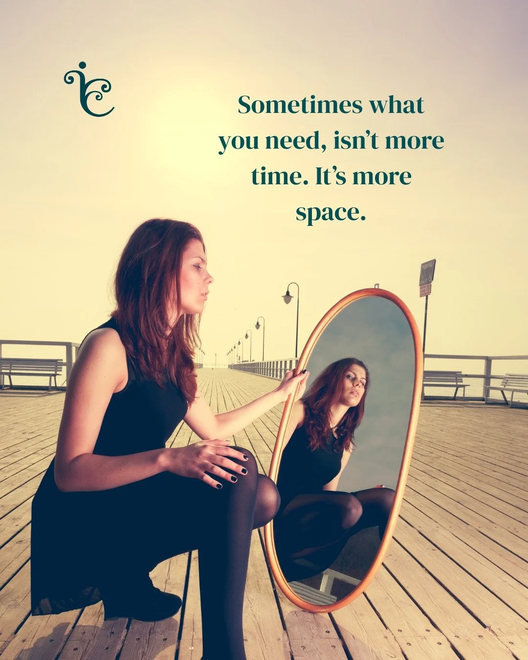 One of the things I've become increasingly aware of over the last few years is how much easier life feels when there is space in it.

Space in your diary. Space in your head. Space to think about what you want instead of constantly reacting to what e