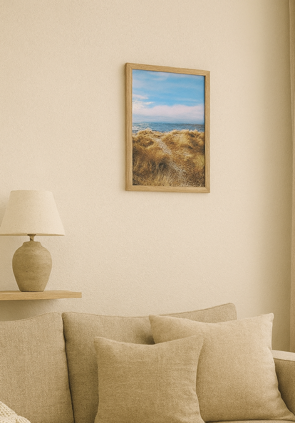 Hav och strand [Canvastavla]
från 350,00 kr
Canvastavla med strandmotiv 

Hav och strand i Höllviken på Näset

Fotograf: Jasmin E. Hållberg

Stående format i 20×30 cm, ram tillval

Leveranstid 5-7 dagar

Miljövänlighet i åtanke: Tryckeriet är certifi