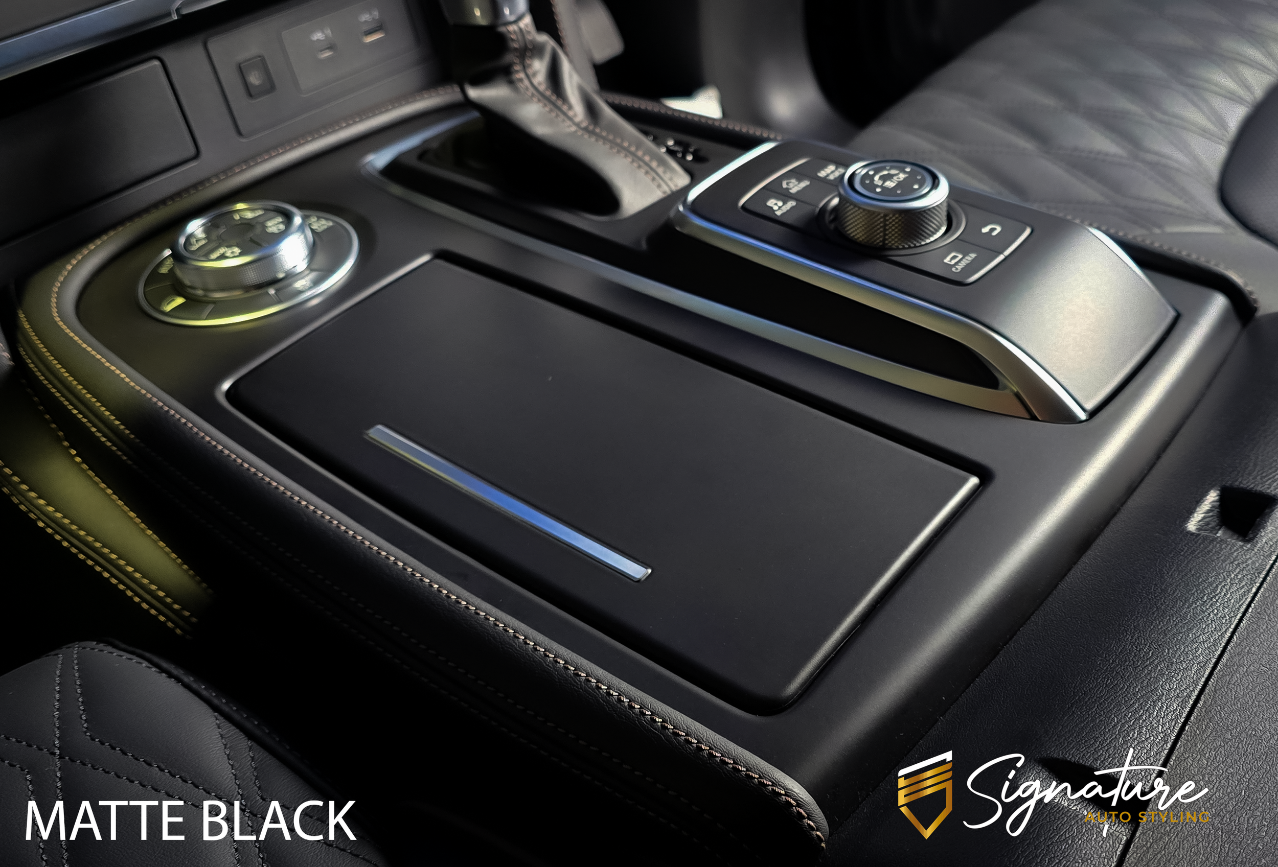 Signature Auto Styling - Interior woodgrain delete 2026 - MATTE BLACK.png