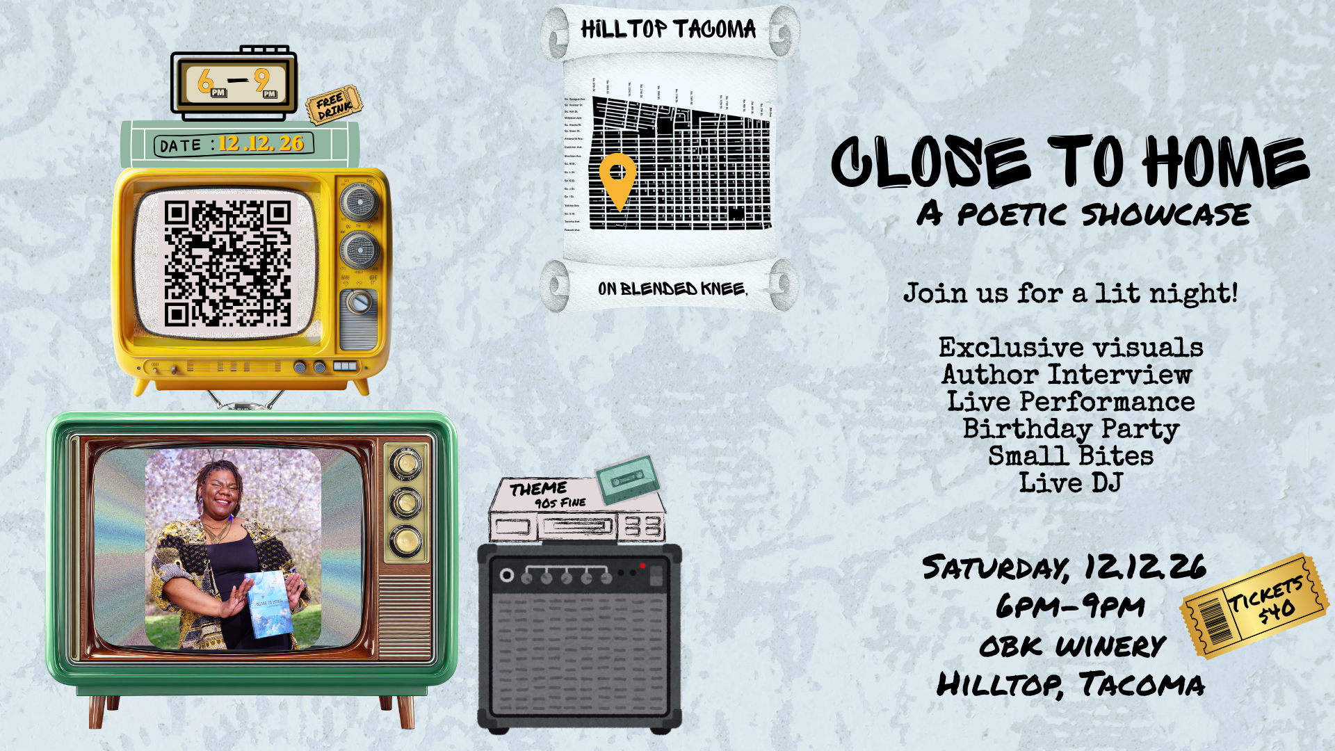 Close to Home: A Poetic Launch Party