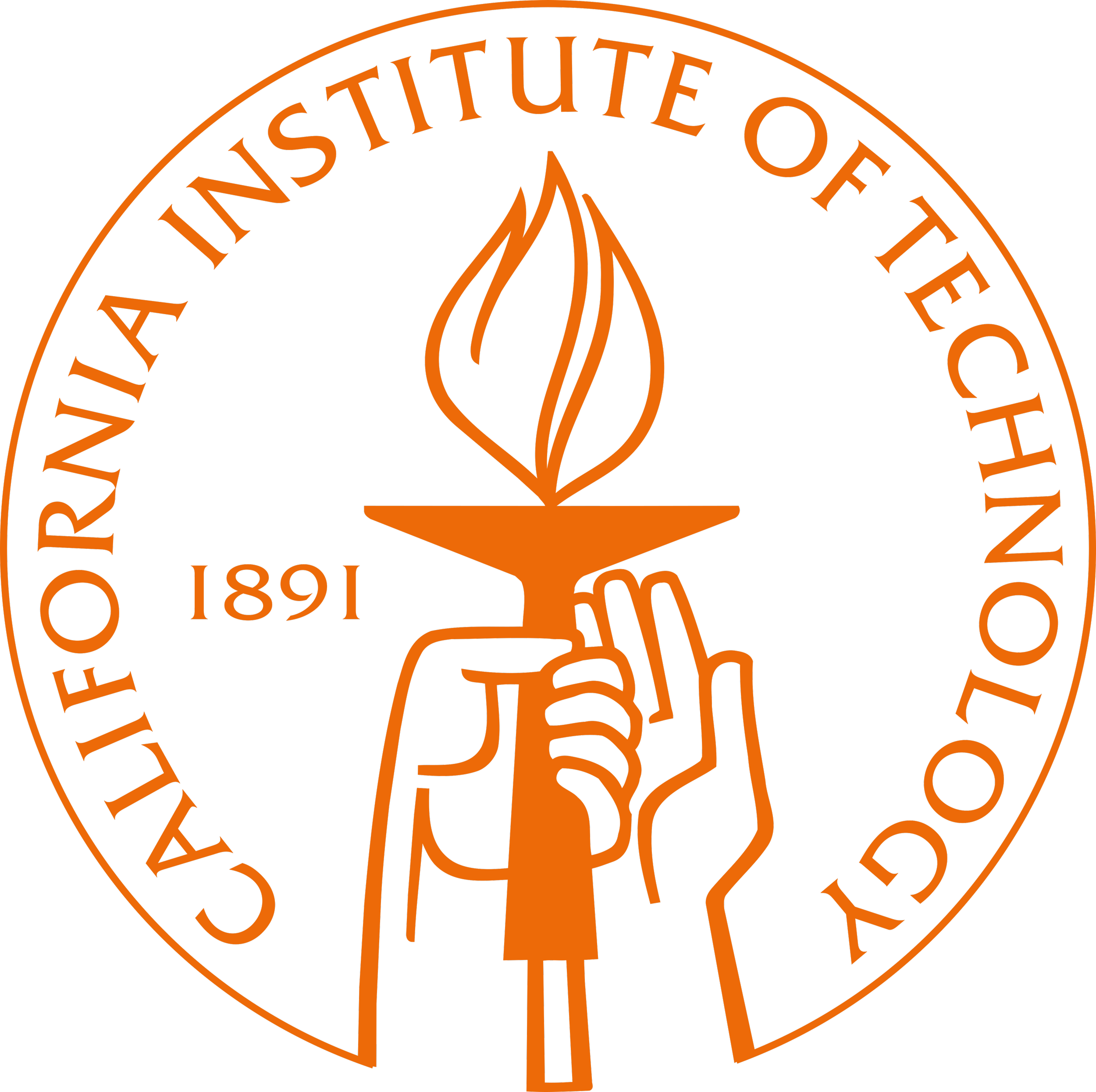 The logo of Caltech, America's fourth highest-ranked university as of 2026 and a top choice for international students.