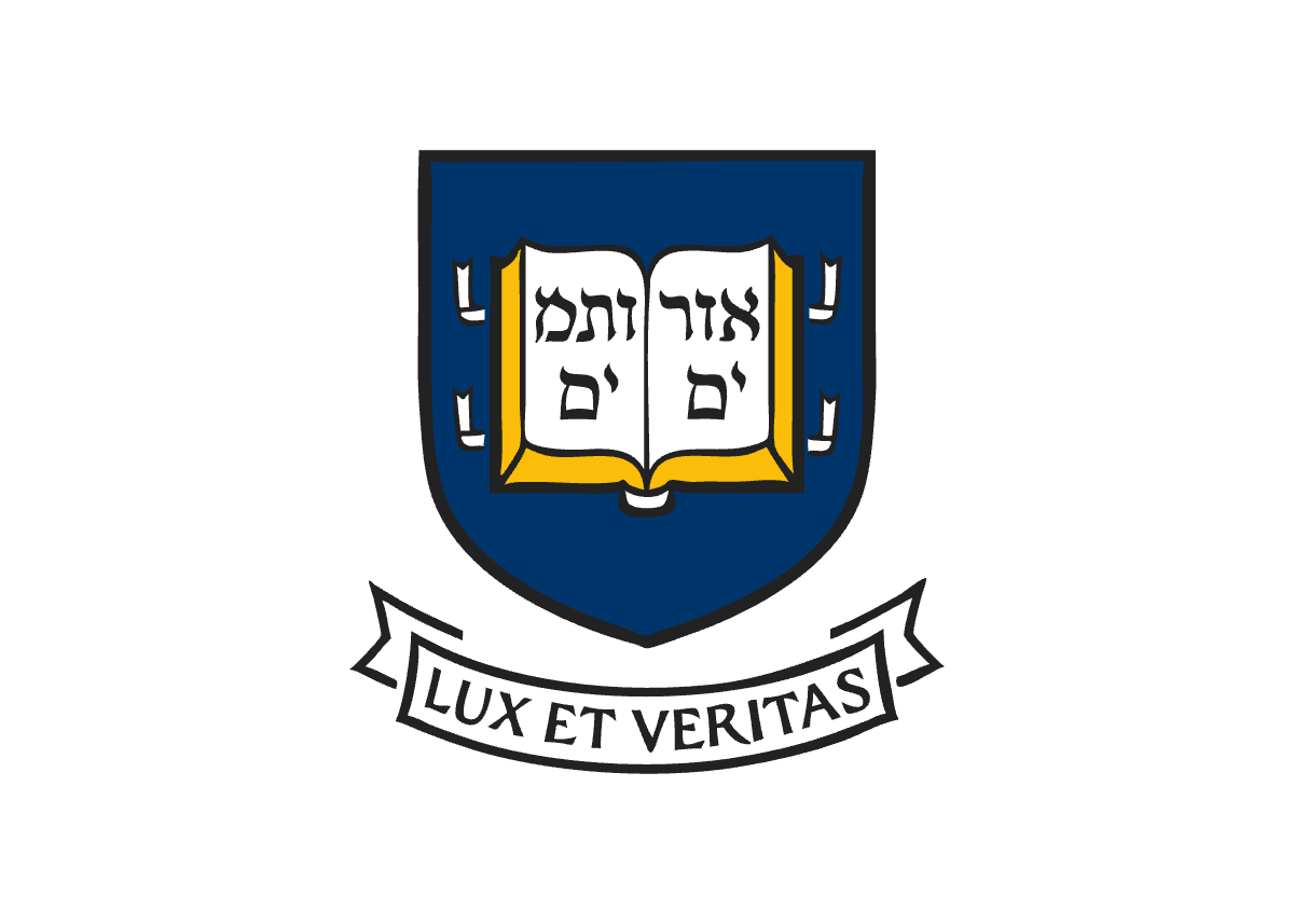The famous crest of Yale University, America's ninth highest-ranked university as of 2026 and a top choice for international students.