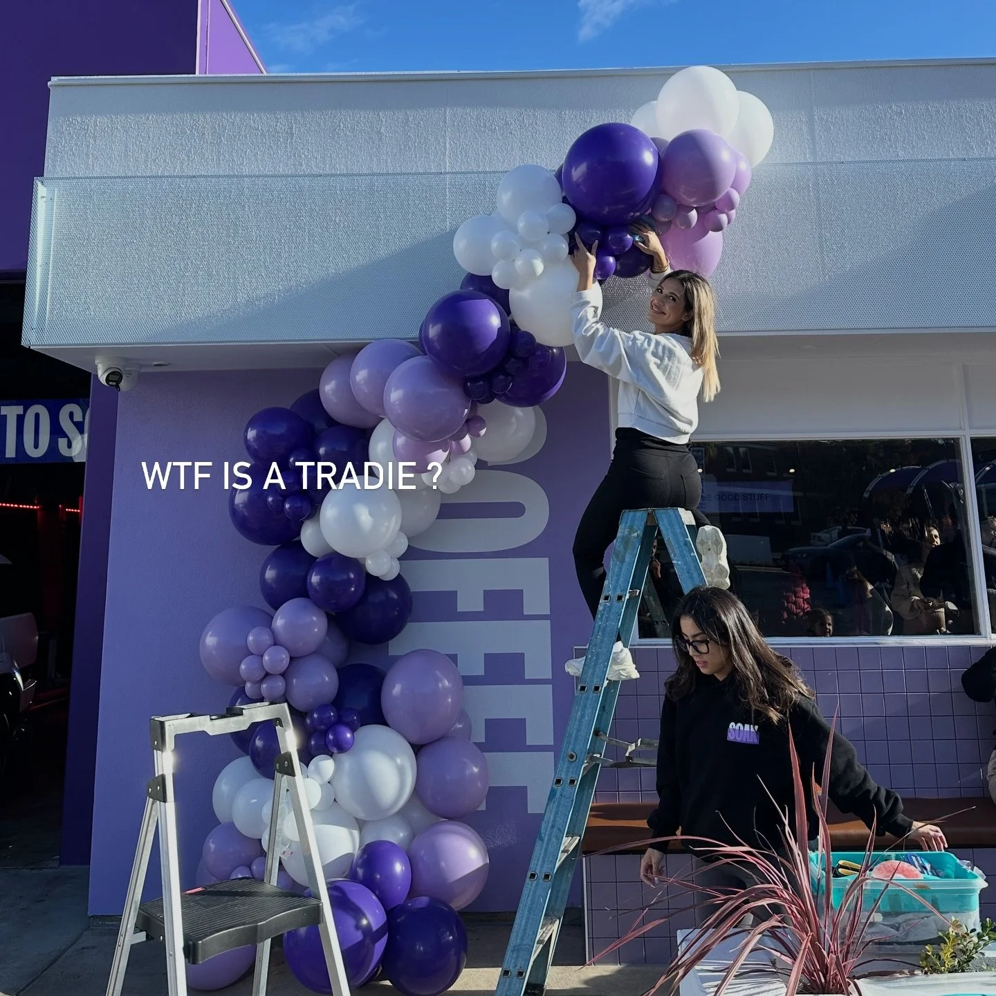 If you run a business&hellip; you&rsquo;ll understand. 

Behind every balloon garland, viral reel and perfectly styled events are long days, early mornings, late nights, paint-covered clothes, countless coffees, and a team that does whatever it takes
