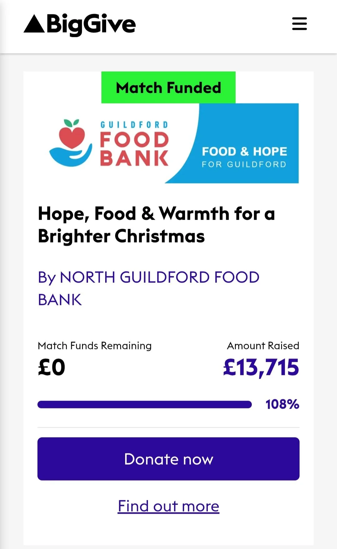 Big Give campaign