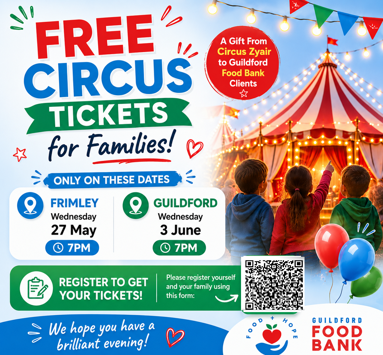 Circus Zyair Free Tickets
