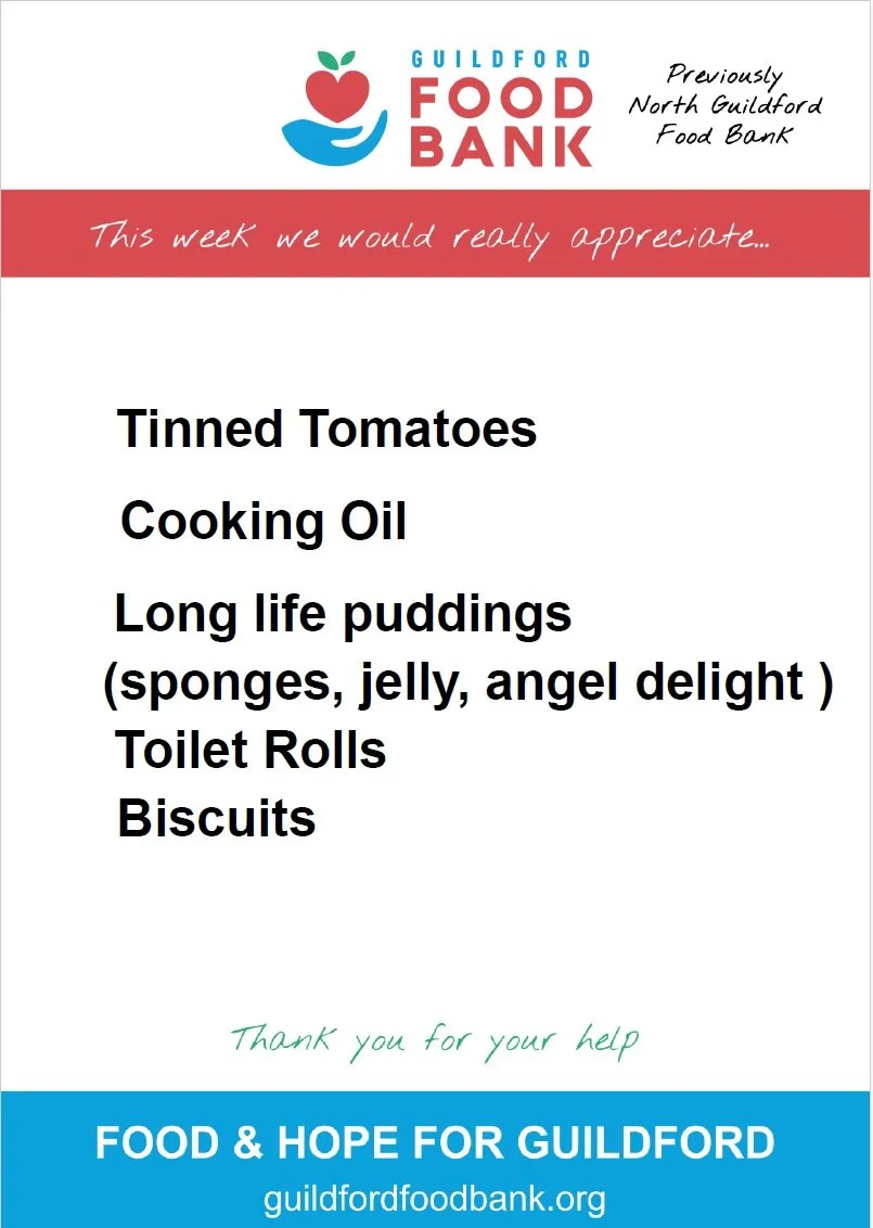 This week’s list of requests