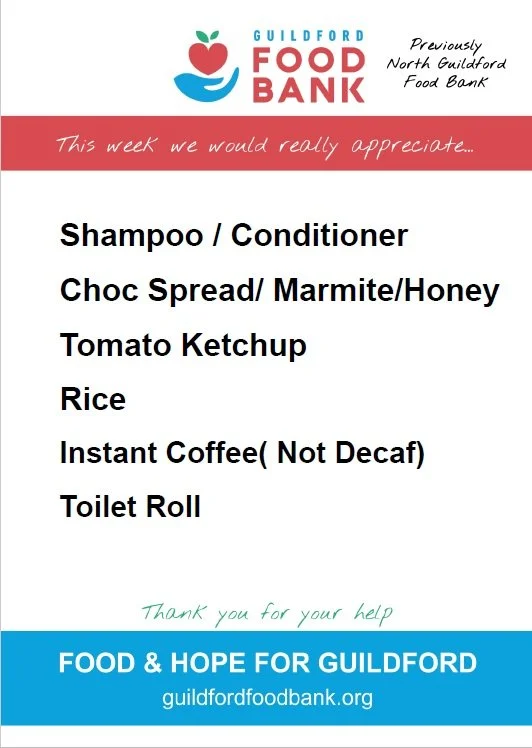 This week’s list of requests