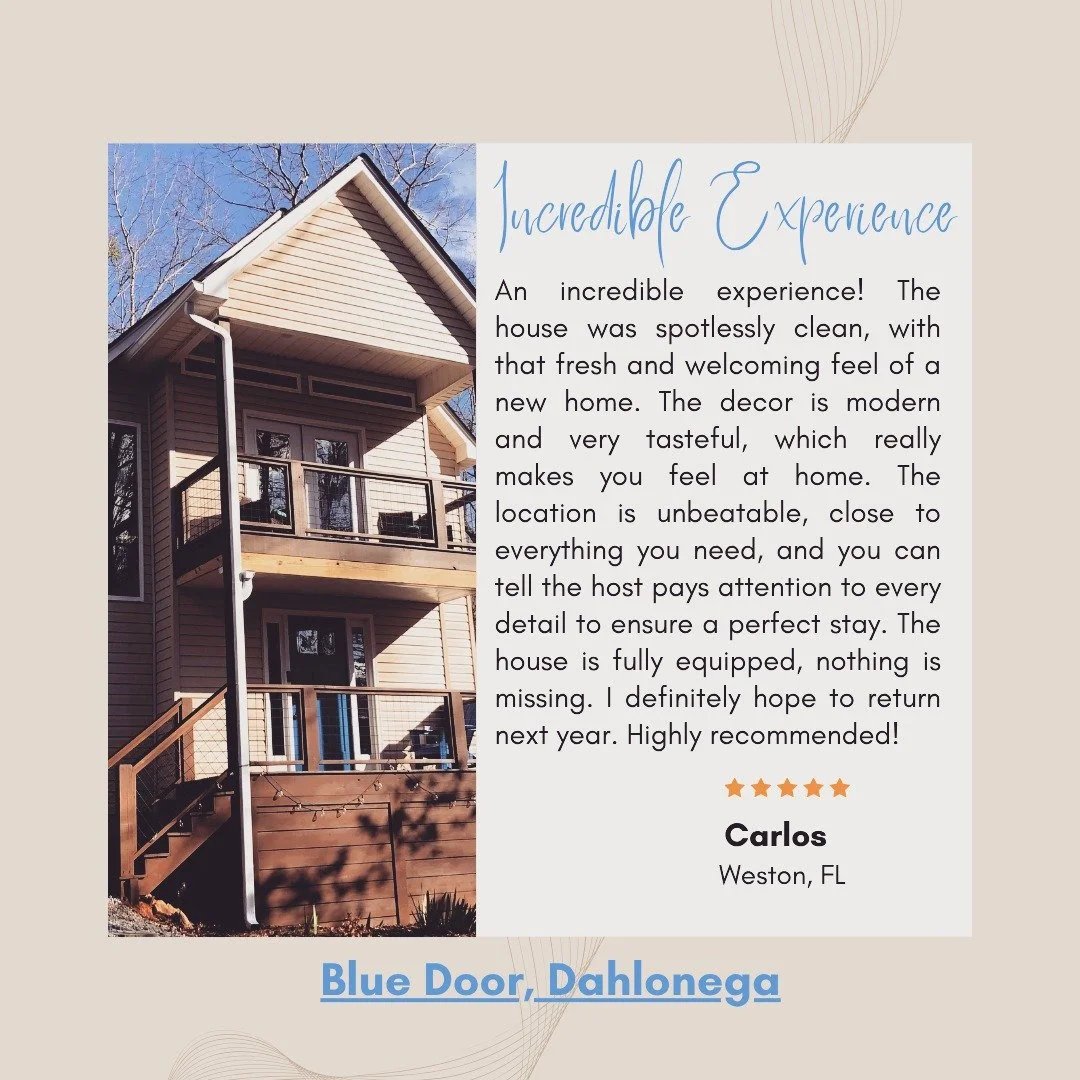 Please see link in BIO to book your stay at Blue Door, Dahlonega! 

#BlueDoor #BlueDoorDahlonega #DahlonegaVacation #DahlonegaWineries #ExploreGeorgia #HikeGeorgia #VacationRental