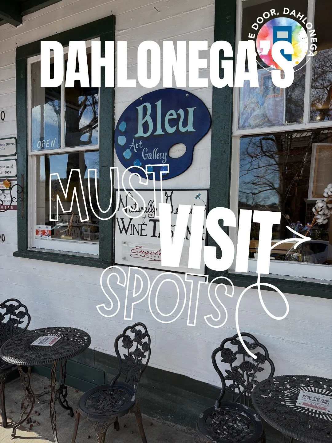 The most local art on the square in Dahlonega, GA 🎨✨

✨ Why we love Bleu Gallery:
&bull; Meet talented local North Georgia artists
&bull; Discover unique gifts &amp; statement pieces you won&rsquo;t find anywhere else
&bull; Relax in a warm, welcomi