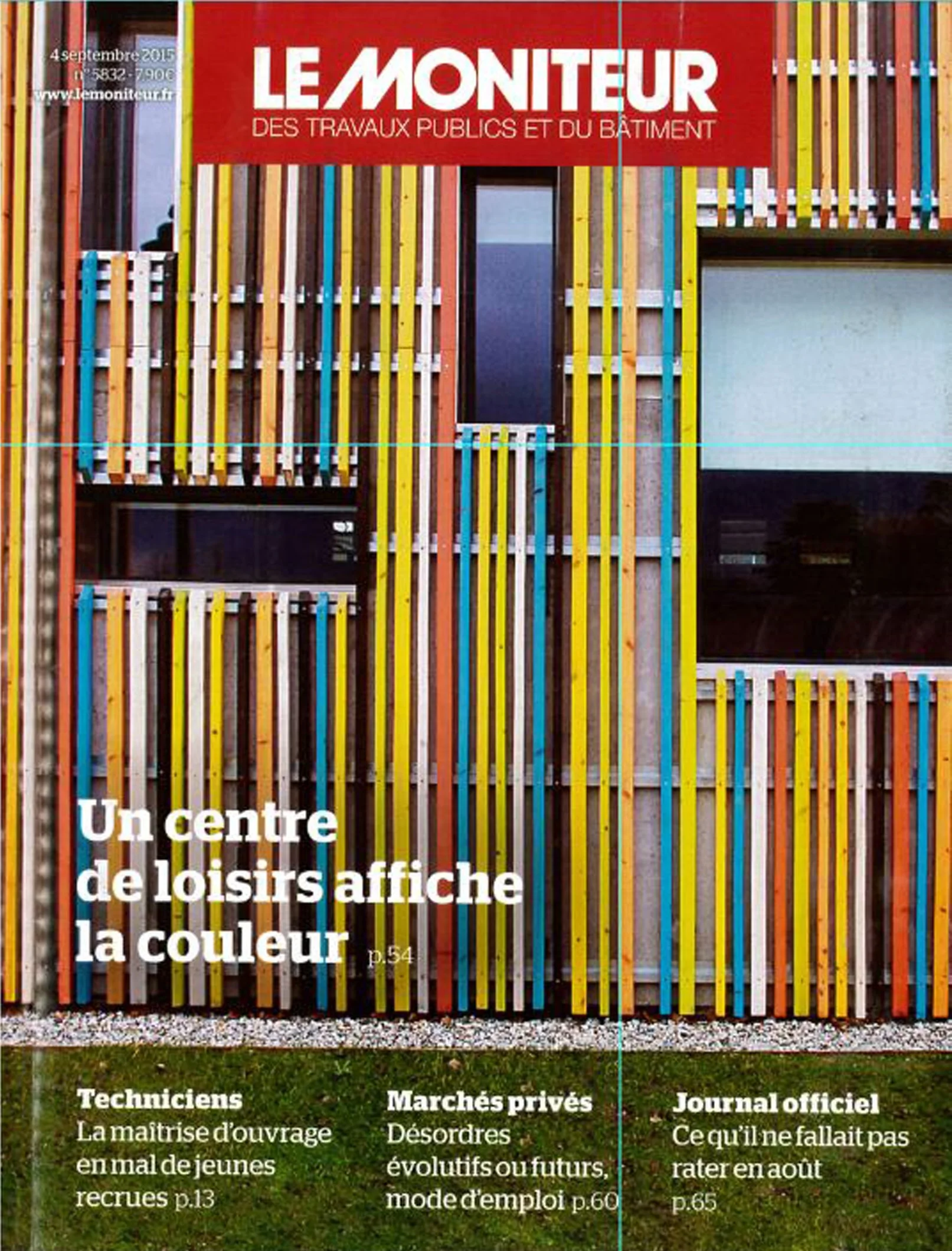 LE MONITEUR N°5832
4 septembre 2015