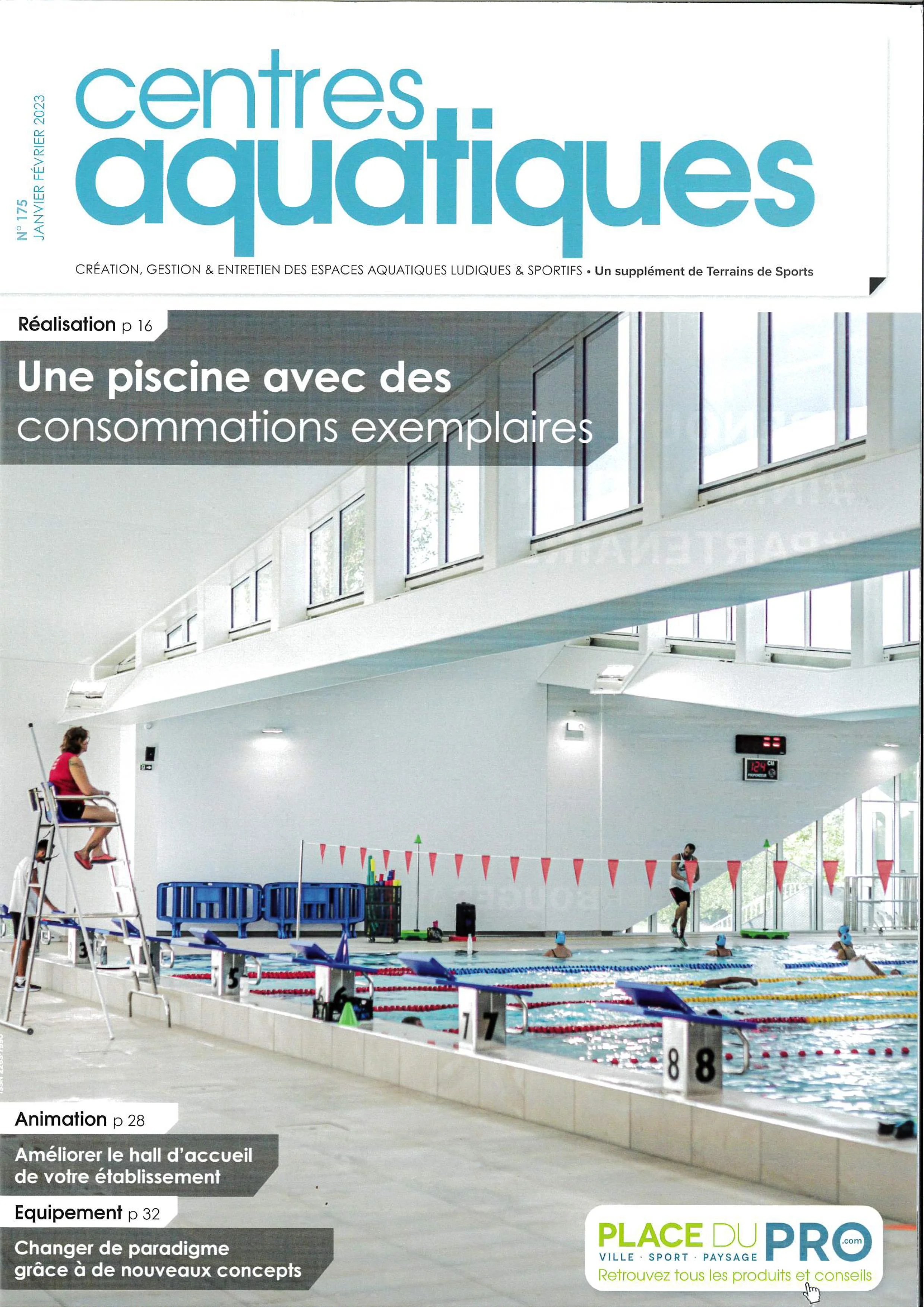 Centres aquatiques N°175
Janvier-février 2023