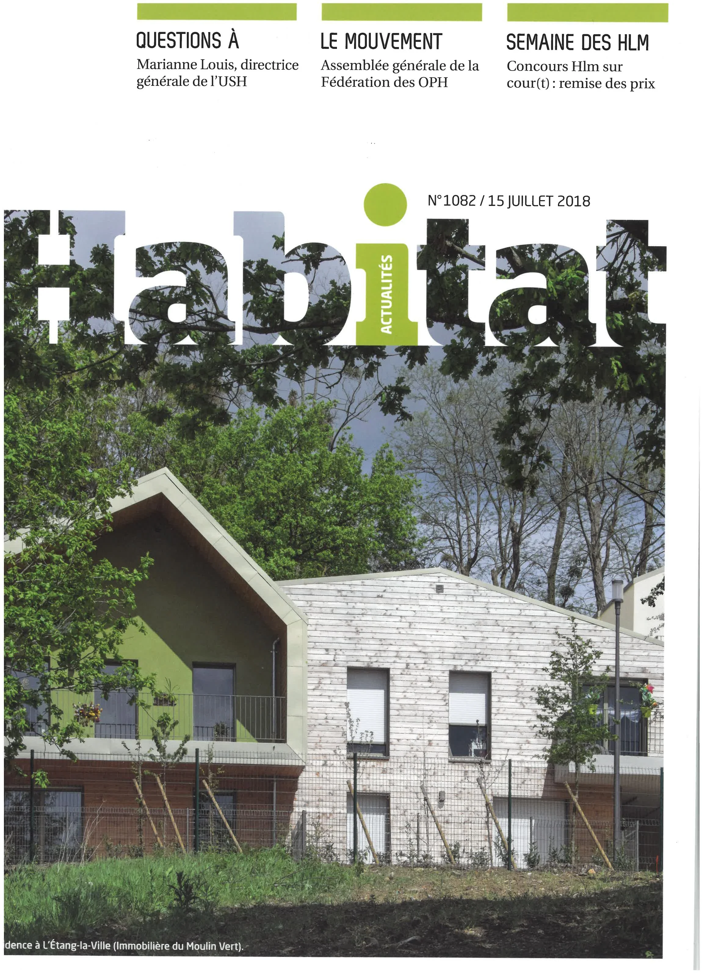Actualités Habitats  N°1082
Juillet 2018
