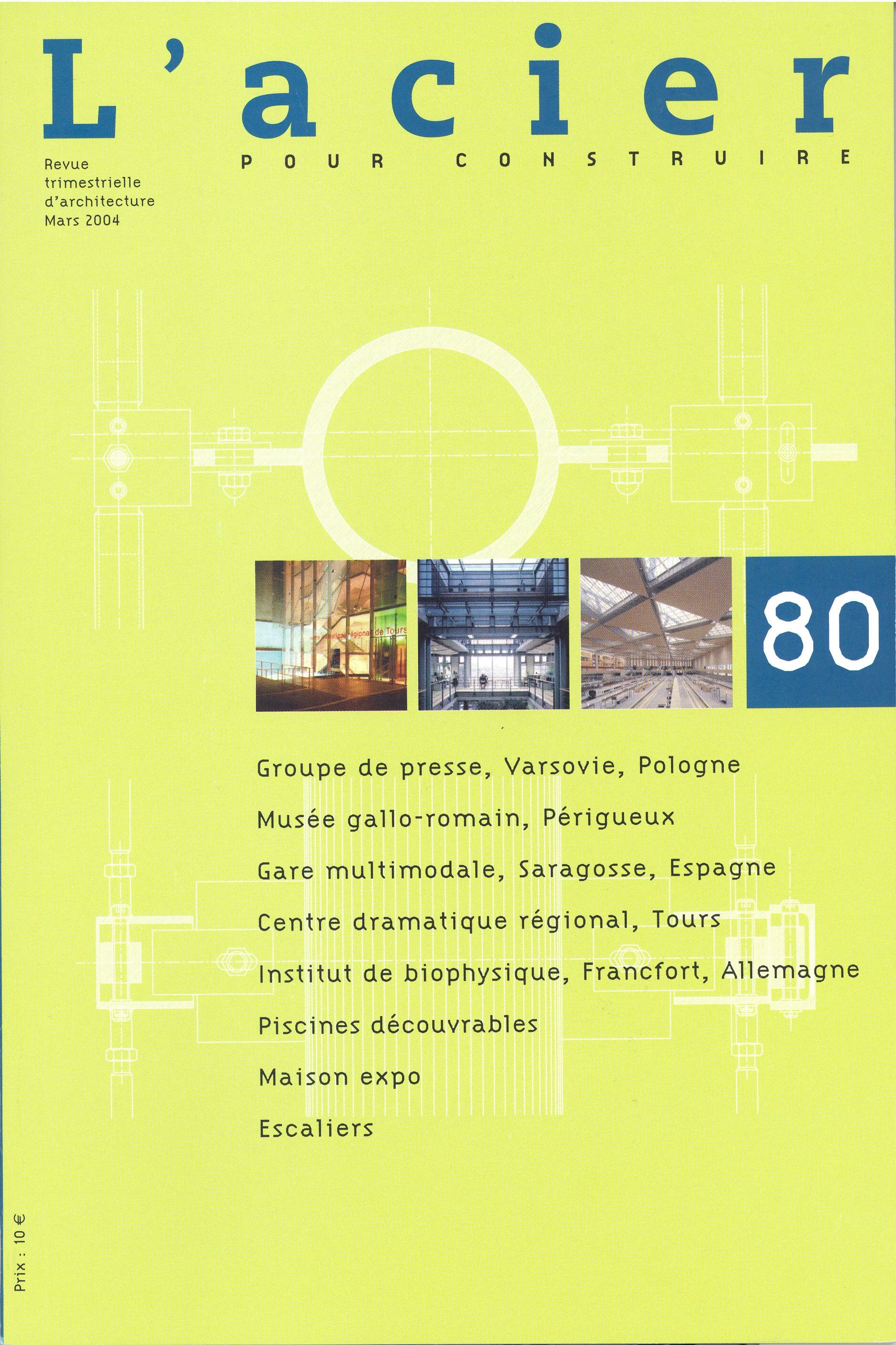 Revue trimestrielle d'architecture
Mars 2004
