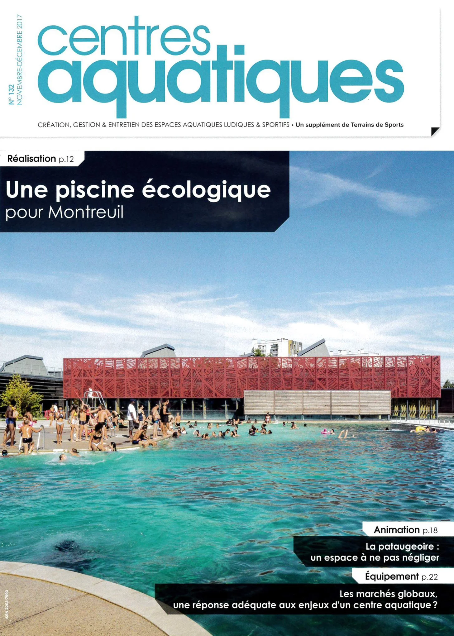 Centres aquatiques N°132
Novembre-décembre 2017