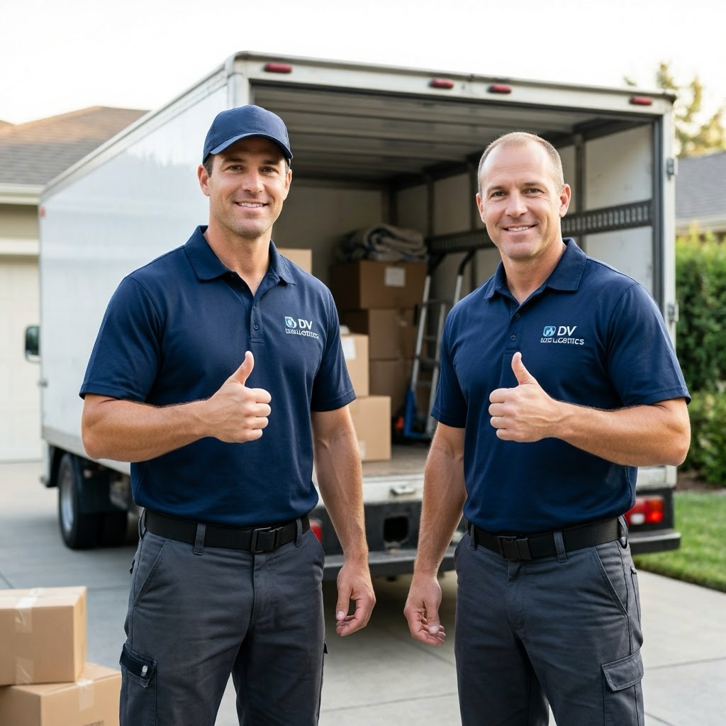 Professional moving crew