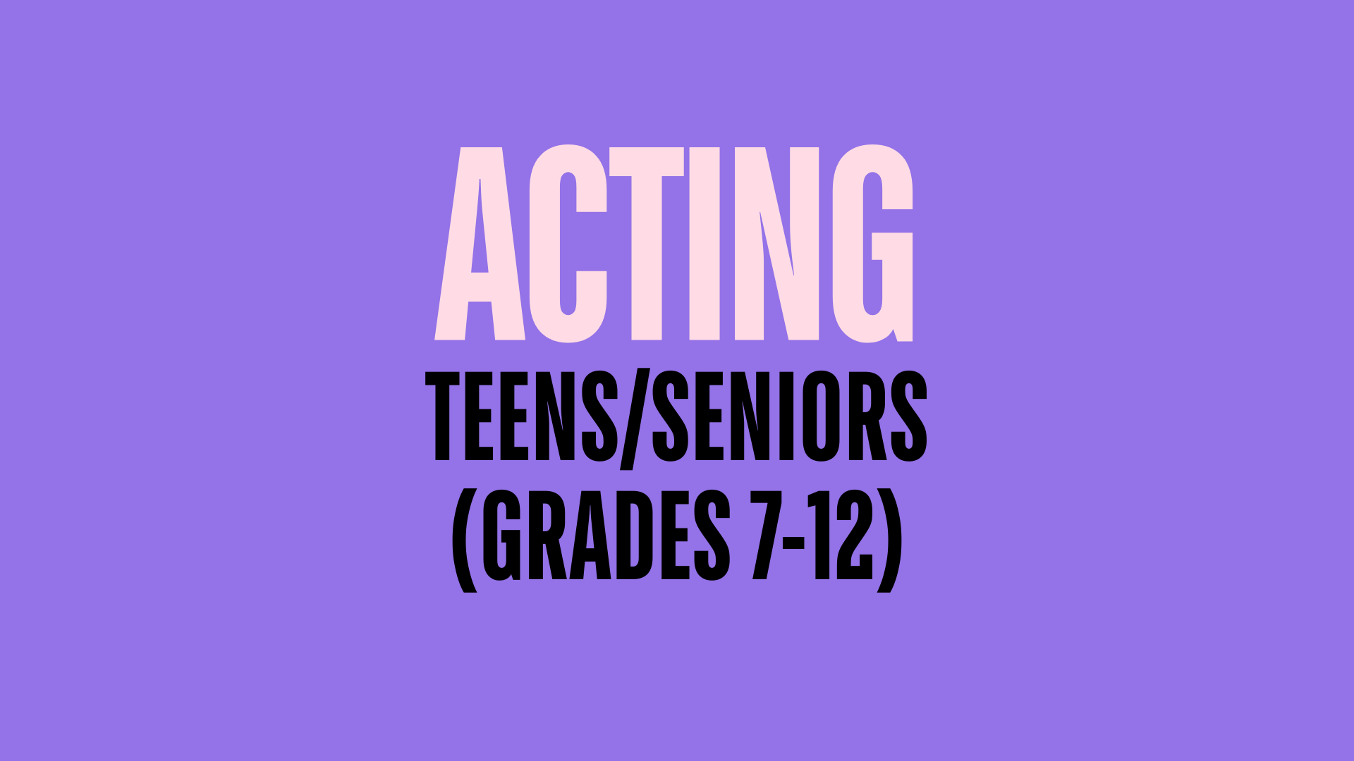 ACTING FOR SCREEN: <span class="sqsrte-text-color--accent">AUDITIONS &amp; SELF TAPES</span>