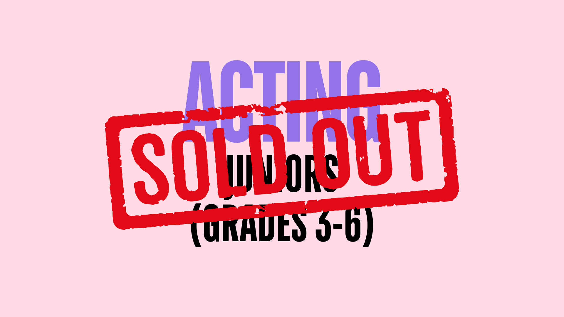 ACTING: SCREEN ACTING (GROUP 1)