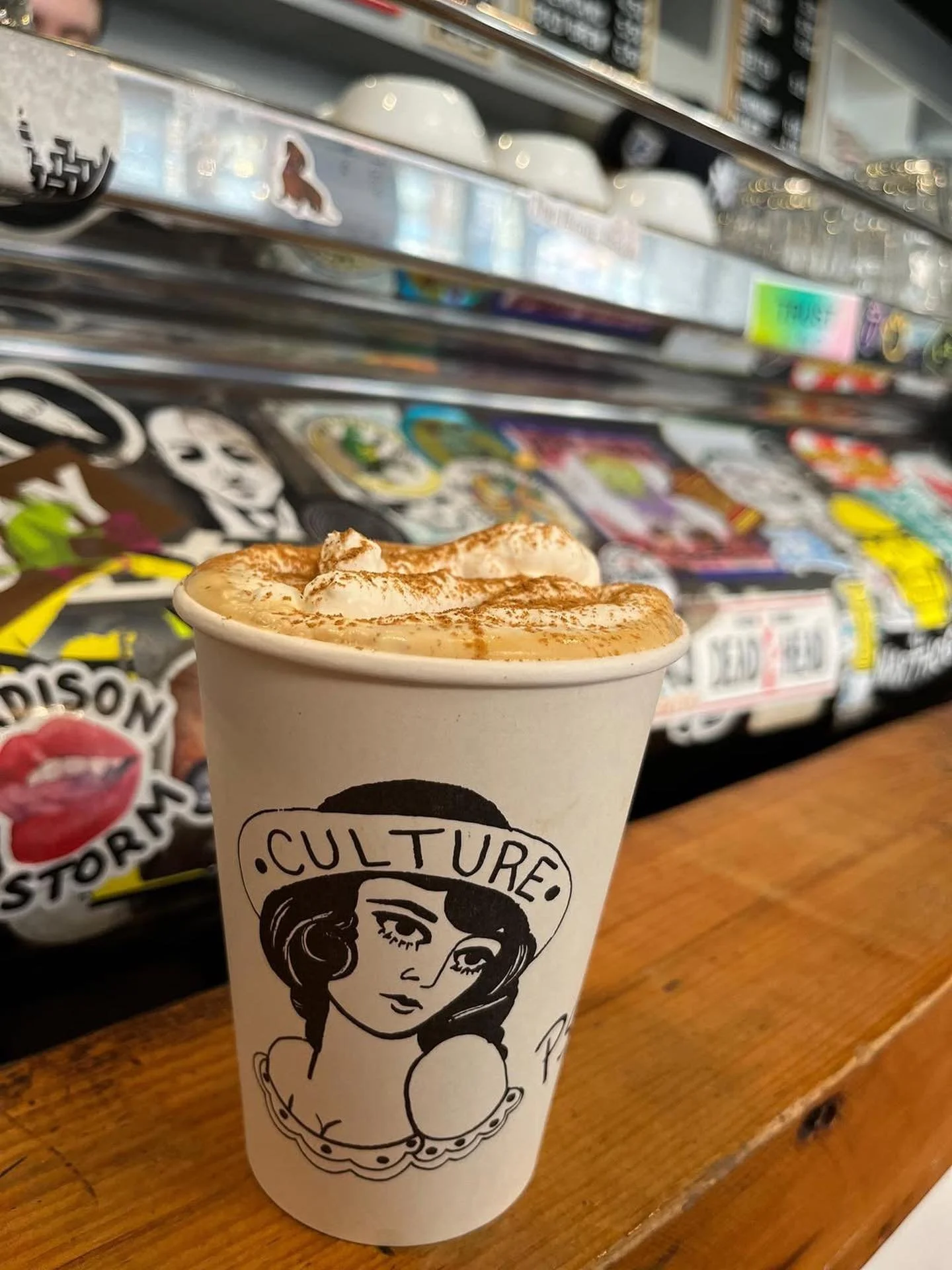 Its still PSL season! A double espresso made with @heartroasters stereo blend, our house made , real pumpkin and warming spices syrup, topped with our 100% Vermont maple whipped cream &ldquo;Not too sweet&rdquo;