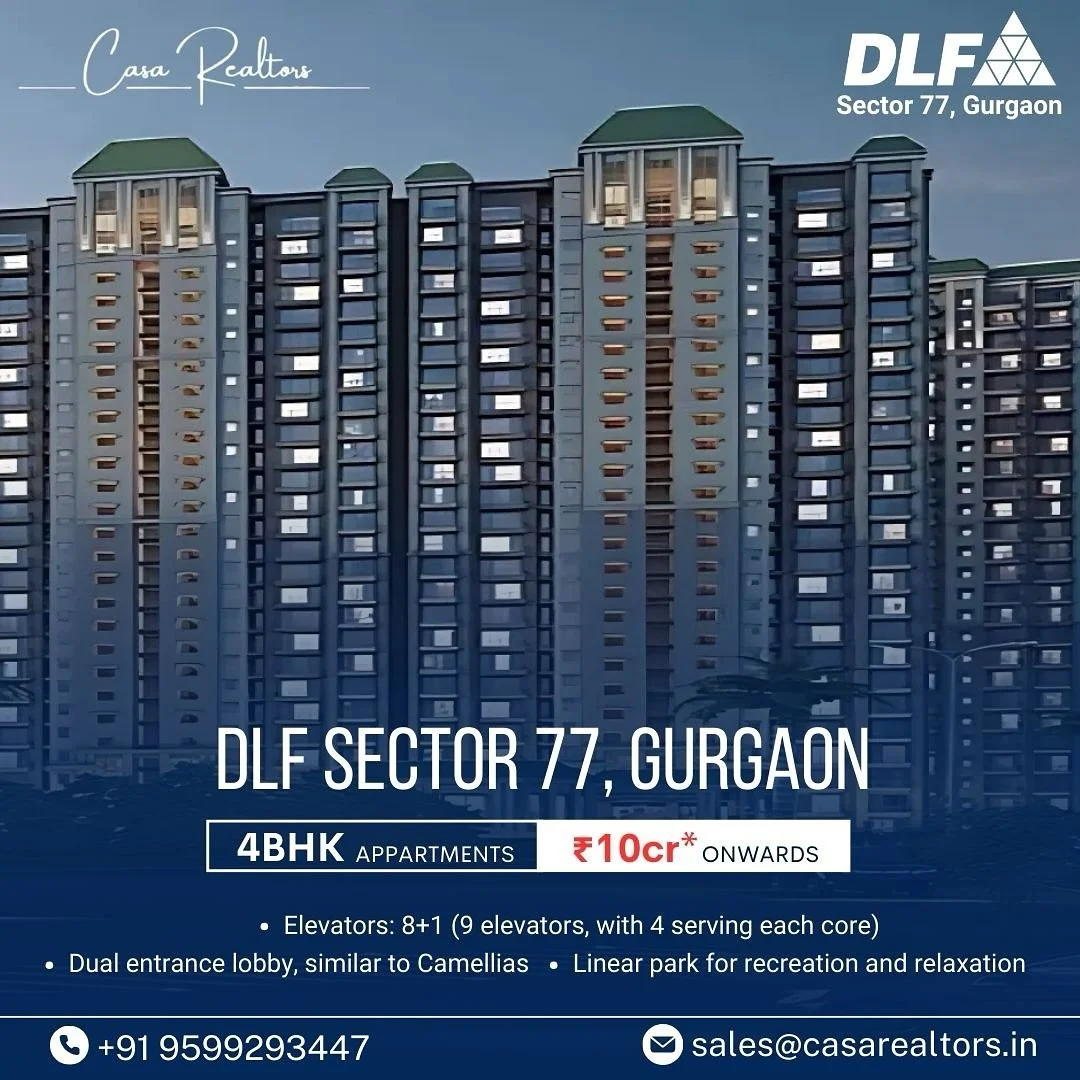 Redefining exclusive living with luxurious 4BHK residences thoughtfully designed for a privileged few. 

🏙 20 acres of high end living 
🏢 6 premium towers | 1100 luxury homes 
🏝 Man mad lake with acres of open spaces

To know more, Contact Us On +