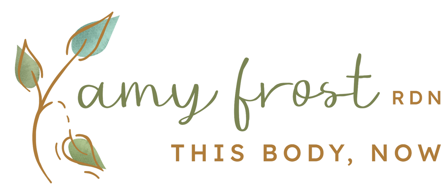 Amy Frost RDN - This Body, Now.